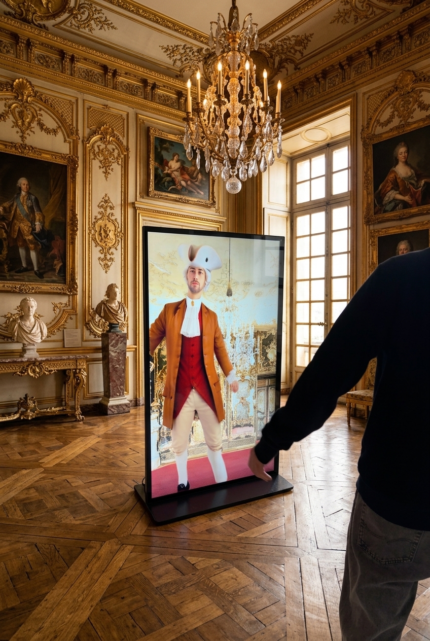 ar mirror 18th century venice museum by mirror experience