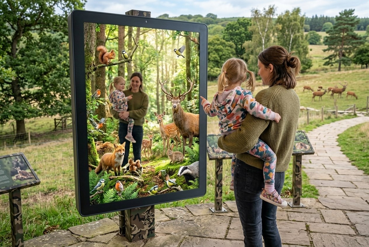 ar mirror in zoo by mirror experience